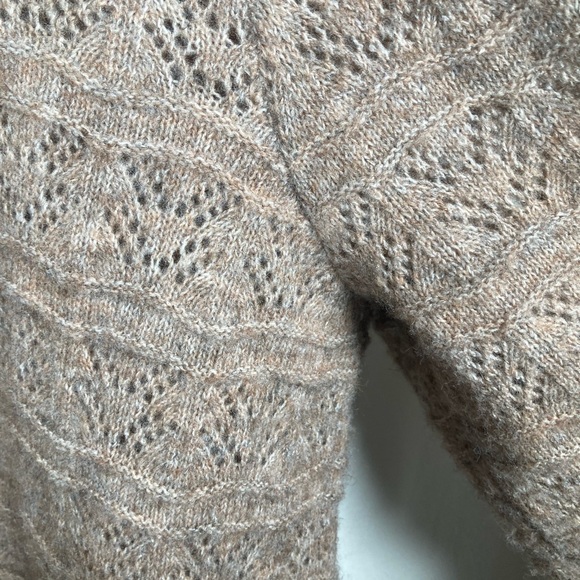 Cozy Croft & Barrow Taupe Button-Up Cardigan Sz XL - Picture 6 of 13